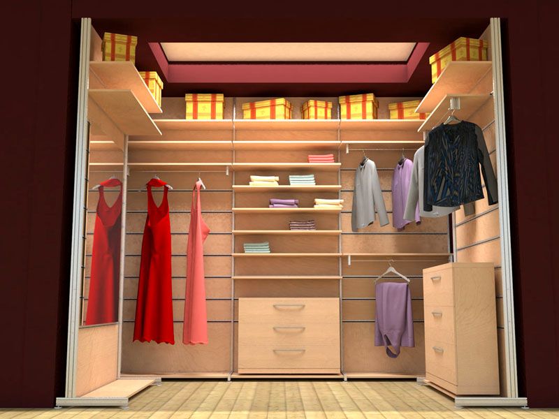Как выбрали систему хранения в гардеробной