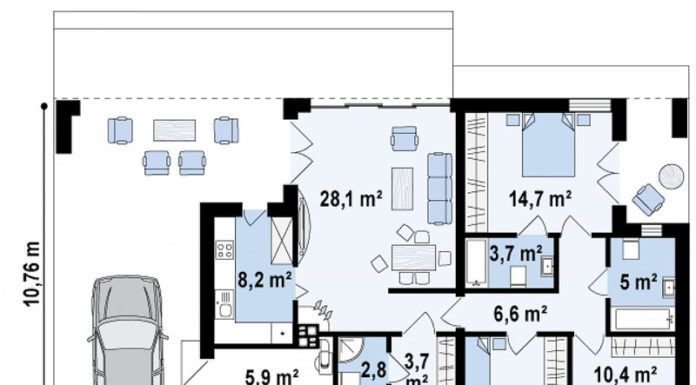 Какой построить дом, или почему популярны проекты одноэтажных домов до 100 кв. м