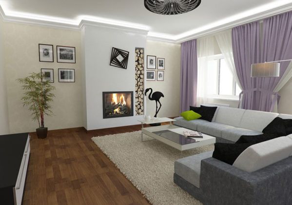 Создаём дизайн зала в квартире: материалы, планировка, стилевое решение