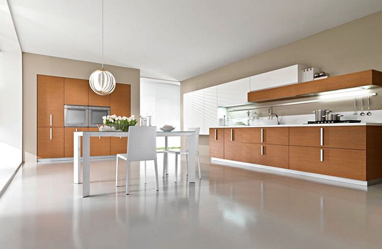 Кухни в стиле «минимализма» позволяют более рационально использовать свободное пространство