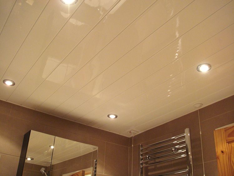 как делать реечный потолок в ванной комнате