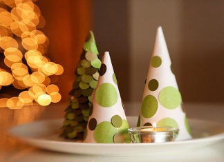 Как украсить дом на Новый год: объёмные ёлки из бумаги и картона помогут создать праздничную атмосферу
