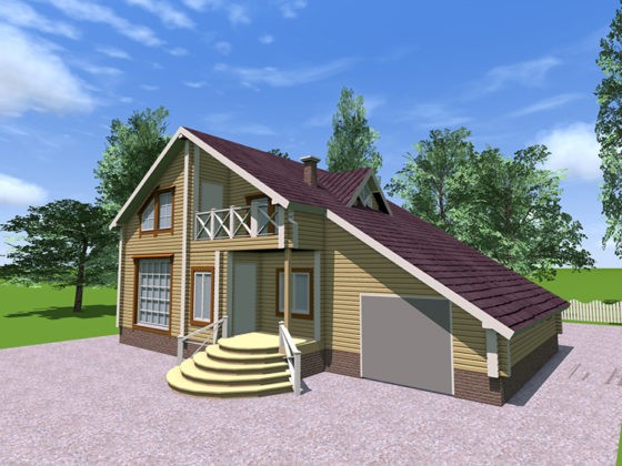 🔨 Деревянный дом под ключ: проекты экологичных строений из клееного бруса