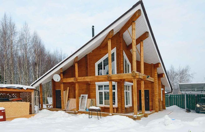 🔨 Деревянный дом под ключ: проекты экологичных строений из клееного бруса