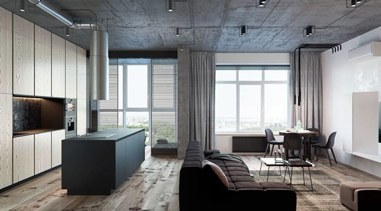 Новые тренды дизайна квартиры-студии в 2019 году