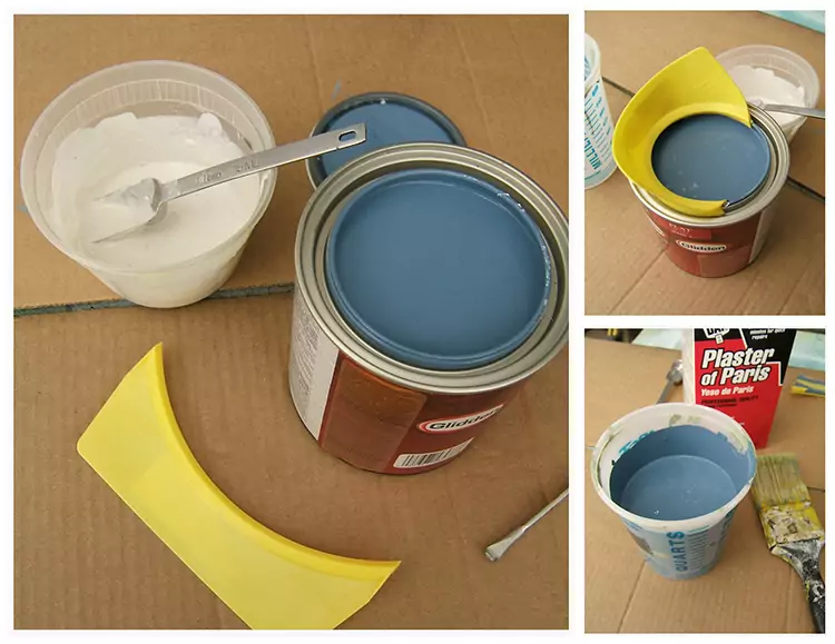 Меловая краска для мебели: как сделать грифельную и фактурную краску своими руками