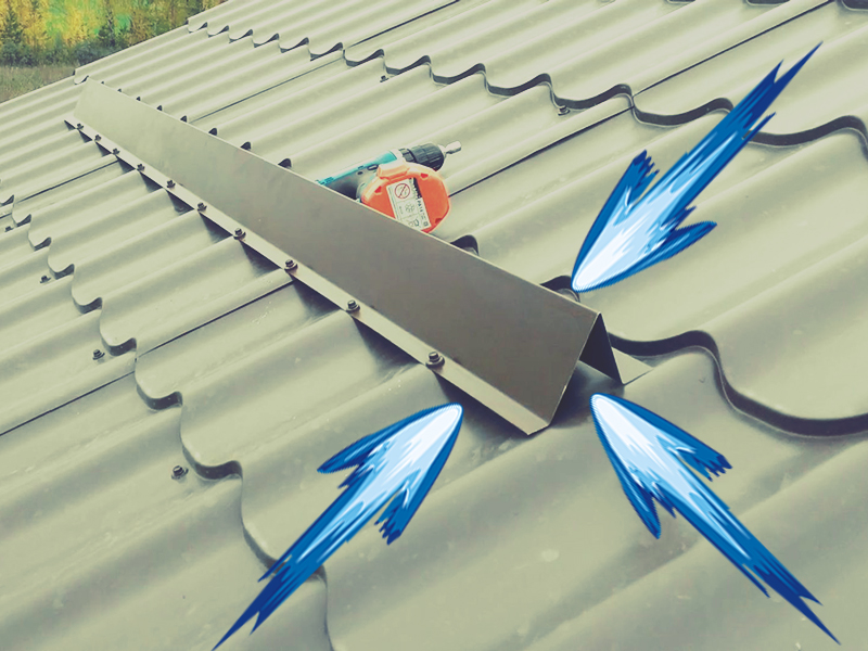 Как правильно установить снегозадержатели на крышу