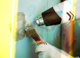 Как правильно снять краску со стен